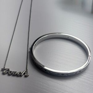 Bangle Bracelet and Necklace Jewelry Set